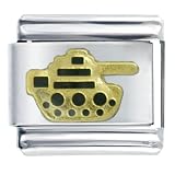 Army Tank Italian Charms Bracelet Link