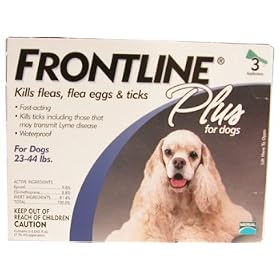 Frontline Plus for Dogs (23-44 lbs.) 3 months