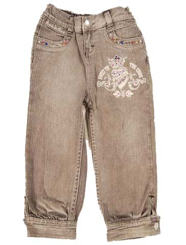 Apparel: Girl's Apple Bottoms Sweet to the Core Jeans