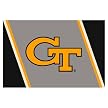 Georgia Tech Rug - Black/ Gray/ Gold (Rectangle)