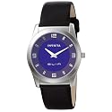 Invicta Men's Slim Collection Round Black Leather Watch #5142