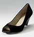 (Parent_T022624A) Autograph Suede Peep Toe Faux Snake Skin Heel Shoes in Womens Footwear