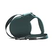 Flexi All Belt Large Retractable Lead For Dogs Up To 150 Lbs. (Black, 16')