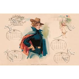 Art Poster, Lady in the Army: John Haag Calendar - 27.5 x 18.75