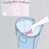 Go Commando Panty Free Garment Liners in 100% Cotton (Pak of 5) by Hollywood Fashion Tape