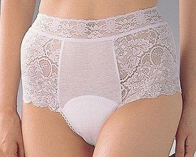 婦人パンツ　脇レース/ A4844　S　サックス