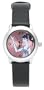 Barbie Kids' BC0235TIN Black Leather Watch