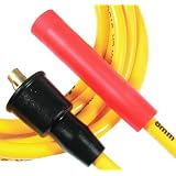 ACCEL 5040Y 8mm Super Stock Spiral Universal Wire Set - Yellow by Accel
