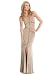GUESS by Marciano Onya Halter Maxi Dress, MOCHA LATTE MULTI (LARGE)