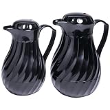 Swirl Beverage Server Insulated 42 oz. Black