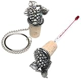 Wine Thermometer and Stopper Set