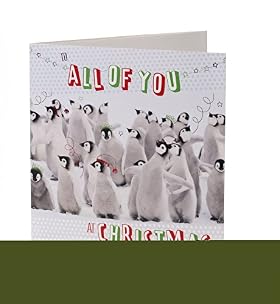 Fun Penguins Record Your Own Message Christmas Card