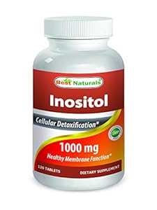 Best Naturals Inositol Tablet, 1000 mg, 120 Count