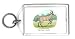 Keychain with africa, roan, equinus, antelope, run, hippotragus, deer, animal, ram
