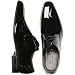Gucci black patent leather dress oxfords