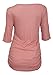 eVogues Plus Size Crew Neck Keyhole Top