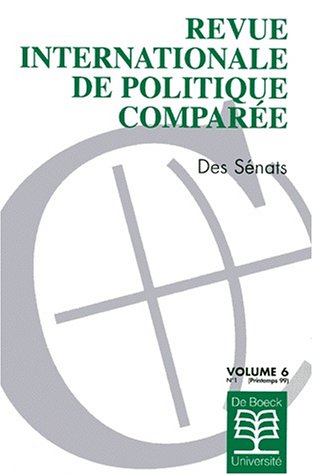 Revue de politique comparée, janvier 1999