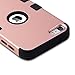 iPod Touch 6 Case,iPod Touch 5 Case,ULAK [Colorful Series] Anti-slip Cover 3 in 1 Hard PC+Soft Silicone Hybrid Dust Scratch Shock Resistance for iPod touch 5 6th Gen (Rose gold+Black)