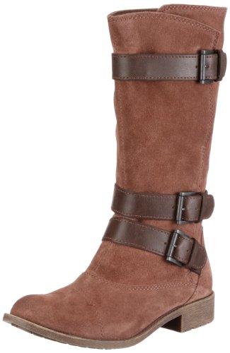edc by Esprit Selina Buckle Bootie W49571 -Damen Stiefel, Braun (carafe brown 293), EU 37