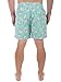 Men's Crab Print Swimming Trunks - Short Fitted Neon Swim Trunks