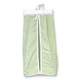 Sage Gingham Seersucker- Diaper Stacker