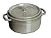 Kitchen & Housewares : Staub Round 3-Quart Cocotte, Graphite Grey