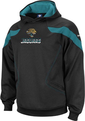 Reebok Jacksonville Jaguars Sideline Kickoff Hooded Sweatshirt Extra Large