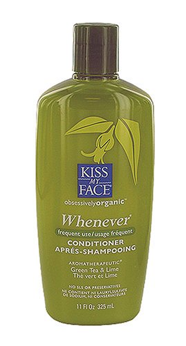 Kiss My Face Whenever Organic Conditioner, for All Hair Types, 11-Ounce Bottles Pack of 3