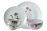 Spode Shoreline 4 piece place setting - Breeze includes Dinner Plate 11 inch, Salad Plate 8- 1/2 inch, Individual Bowl 5- 1/2 inch and Mug 14 ounce