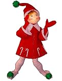 Annalee 14-Inch Red Candycane Elf