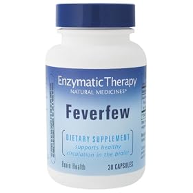 Enzymatic Therapy - Feverfew (Disc), 100 mg, 30 capsules