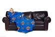New York Knicks NBA Comfy Throw Blanket with Sleeves - 46x71