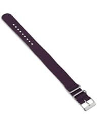 Timex T7B908 Weekender 20mm Purple Nylon Slip-Thru Watch Strap