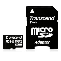 Transcend Extreme-Speed Micro SDHC 8GB Class 10 Speicherkarte mit SD-Adapter