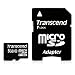 Transcend Extreme-Speed Micro SDHC 8GB Class 10 Speicherkarte mit SD-Adapter