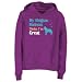 Sweatshirt Woman Lilac  My Belgian Malinois , Thinks I Am Great  Dog
