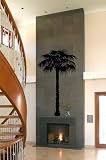 PALM TREE FLORAL DESIGN WALL VINYL STICKER DECALS ART MURAL T603