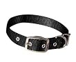 Hamilton 5/8-Inch by 12-Inch Single Thick Nylon Deluxe Dog Collar, Black