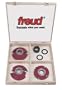 Freud FU100 Futura 2000 Custom Door Making Shaper Cutter Set for 5/8-Inch to 2-1/8-Inch Stock, 1-1/4-Inch Bore