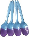 Go-2 Products P2100BP Color Change Spoons, Medium Weight, 5", 2.9g, Blue to Purple (Pack of 1000)