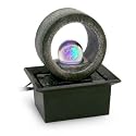 Circle Spinning Ball Tabletop Water Fountain