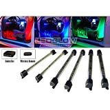 6pc Million Color Flexible Under Dash Interior Lighting Kit