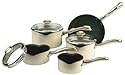 Meyer Select Advantage Non-stick Cookware Saucepan Set, 5 Piece, Almond