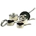 Meyer Select Advantage Non-stick Cookware Saucepan Set, 5 Piece, Almond