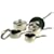 Meyer Select Advantage Non-stick Cookware Saucepan Set, 5 Piece, Almond