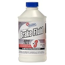 Gunk M4412/12 DOT 3 Heavy Duty Brake Fluid - 12 fl. oz.