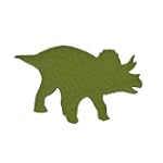 Felt Dinosaur - Olive Green Triceratops
