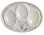 Pfaltzgraff Flower Garden Spoon Rest with 3 Holders