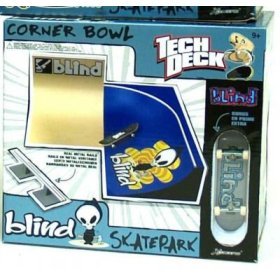 Tech Deck Skate Park (Cornerbowl), Blind Graphics with Bonus 96mm Fingerboard