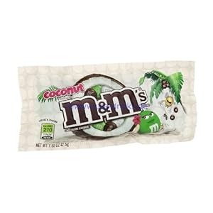 M&M's Limited Edition Coconut Chocolate Candies, 1.5oz Pack - 24ct.